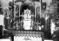 Ołtarz w kaplicy przy ul. Inżynierskiej (początek XX wieku)