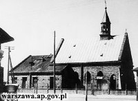 Stary kościół w 1938 r. źródło: www.warszawa1939.pl
