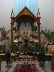 Wielkanocny Grób Pański w nowym kościele